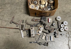 Lots Of Parts And Accessories Screen Printing Press Round Glass