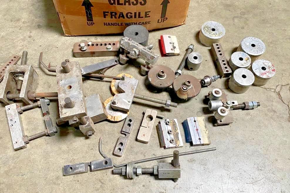 Lots Of Parts And Accessories Screen Printing Press Round Glass
