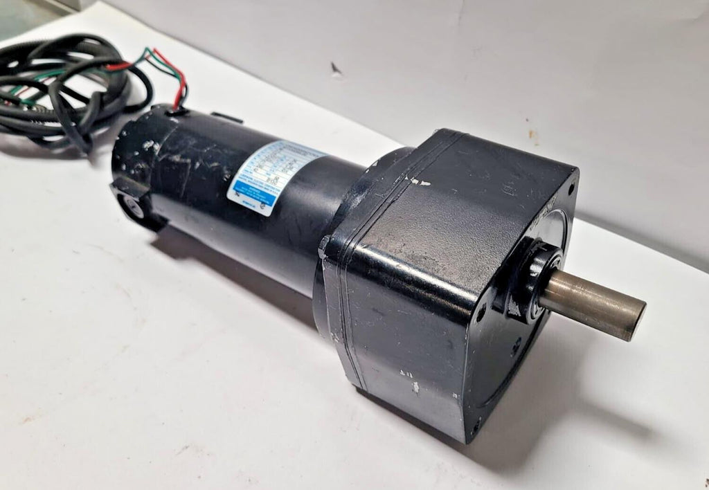 Leeson Electric CM34D25NZ176A D.C Permanent Magnet Gear motor 1/4 HP M1135258.00 Used Local Pickup