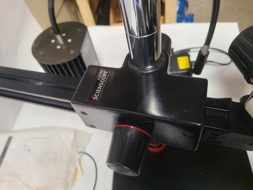 SCIENSCOPE SSZ Binocular Body SZ-BD-T3 Microscope Complete Set Computer