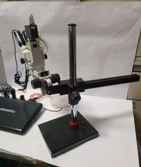 SCIENSCOPE SSZ Binocular Body SZ-BD-T3 Microscope Complete Set Computer