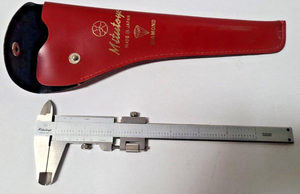 Mitutoyo Brand Vernier Caliper with Fine adjustment 7 inch 1/128 in 1/1000 175mm