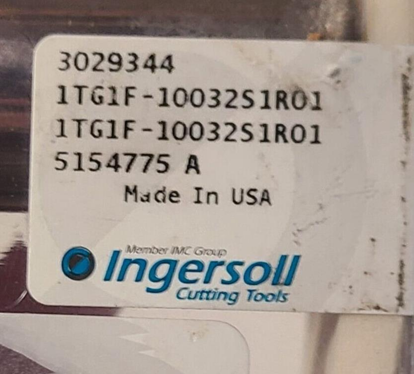 Ingersoll Cutting Tools USA 1TG1F-10032S1R01 Indexable End Mill HiFeed Mini