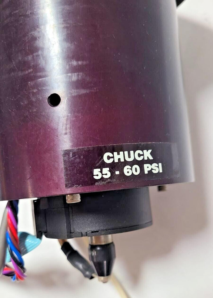 Air Bearing Spindle Technology 85-90 PSI Chuck 55 - 60 PSI