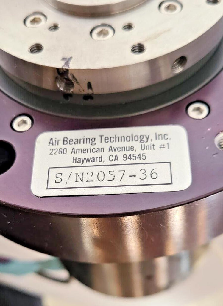 Air Bearing Spindle Technology 85-90 PSI Chuck 55 - 60 PSI