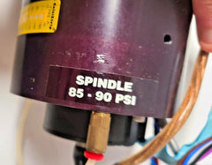 Air Bearing Spindle Technology 85-90 PSI Chuck 55 - 60 PSI