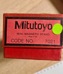 Mitutoyo 7021 Mini Magnetic Stand for Dial Test Indicators USA