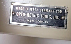 WEST GERMANY OPTO METRIC TOOLS Microscope Ernst Leitz Wetzlar 2286