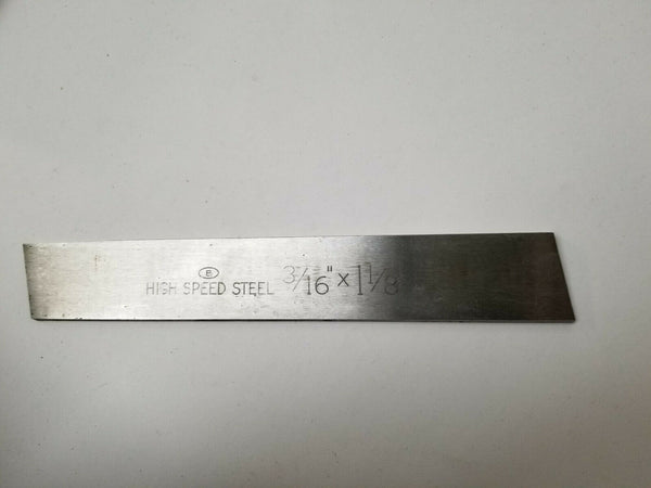 1 New 3/16 x 1-1/8 x 7" Lathe Tool Cutting HSS Bit Blank BESLY Made in USA