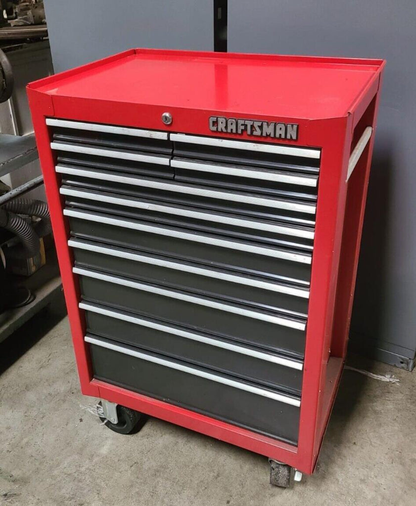 CRAFTSMAN 11 Drawers Rolling Cart Cabinet Tool Box Very Nice on Wheels