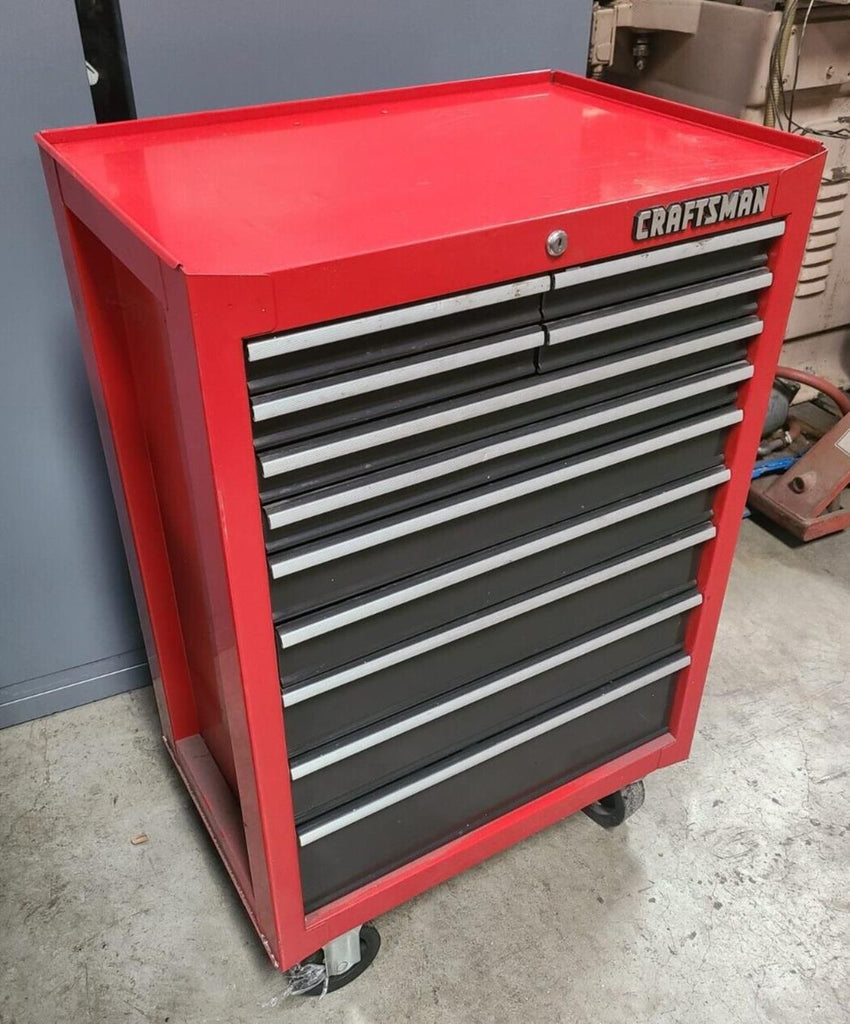 CRAFTSMAN 11 Drawers Rolling Cart Cabinet Tool Box Very Nice on Wheels