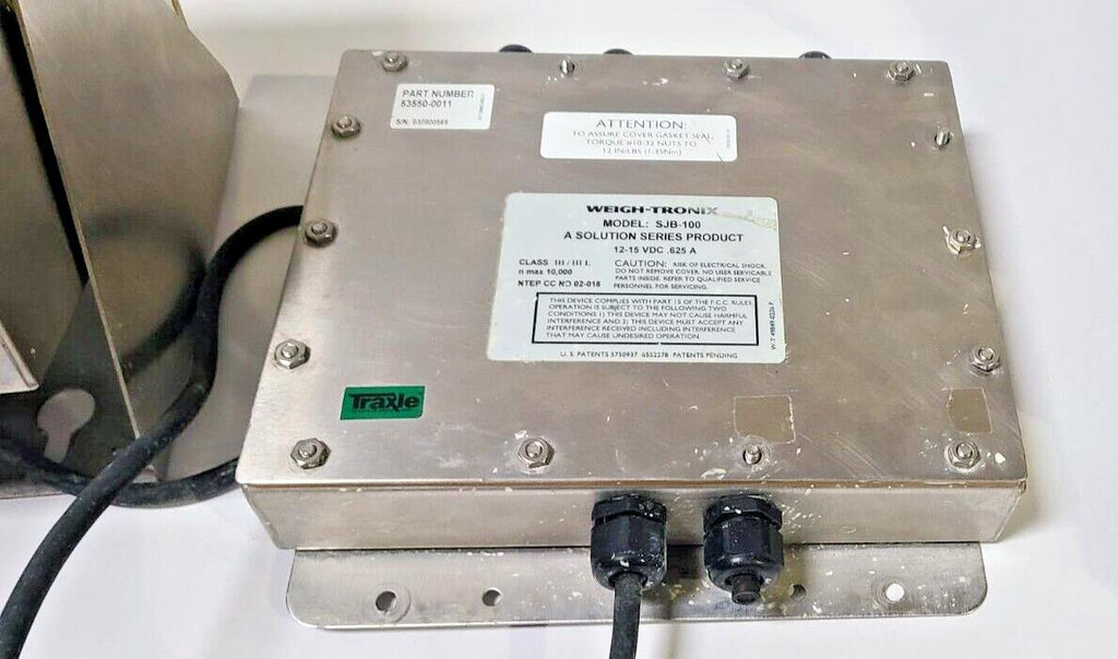 Avery Weigh-Tronix Model 1310 Scale Indicator Weigh Tronix SJB-100 12-15 vdc
