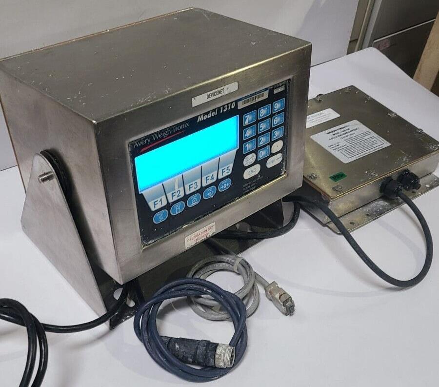 Avery Weigh-Tronix Model 1310 Scale Indicator Weigh Tronix SJB-100 12-15 vdc