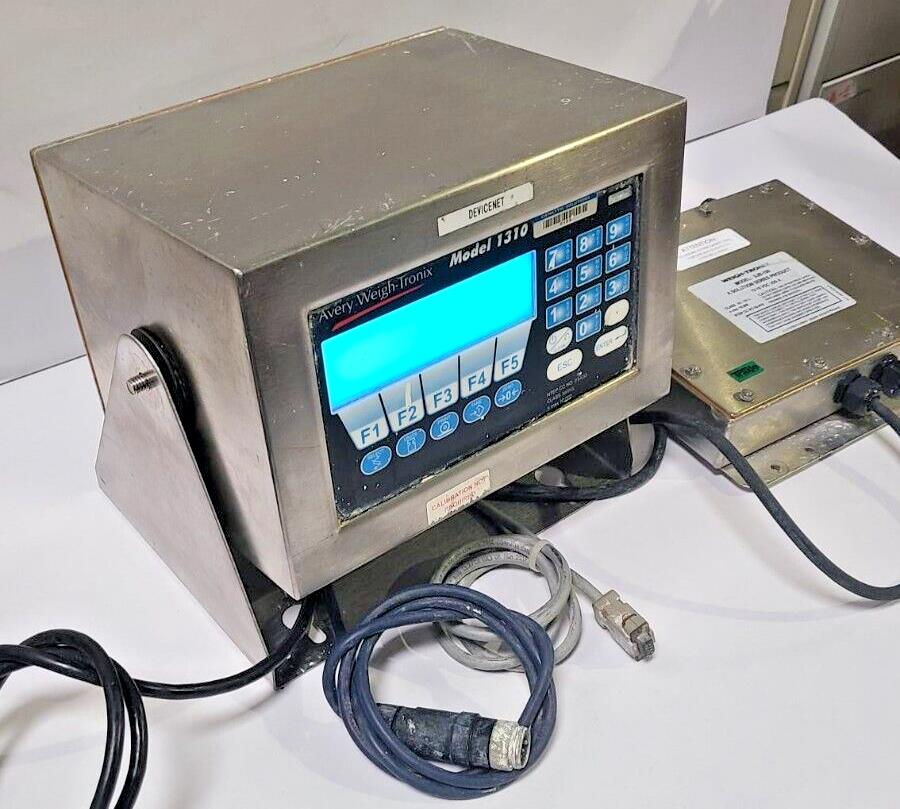 Avery Weigh-Tronix Model 1310 Scale Indicator Weigh Tronix SJB-100 12-15 vdc