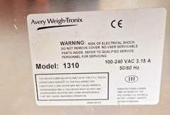 Avery Weigh-Tronix Model 1310 Scale Indicator Weigh Tronix SJB-100 12-15 vdc