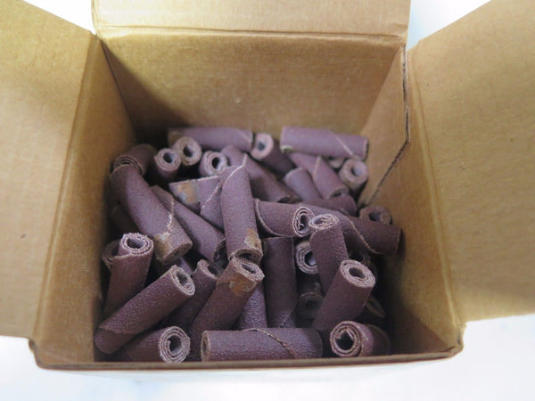 100 Pcs Standard Abrasives 707620 1/4 x 1 x 1/8 Cartridge Rolls Straight 120 AO