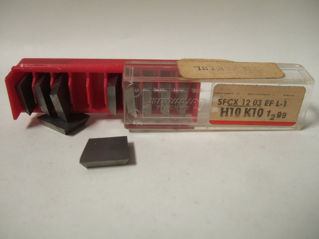 SANDVIK COROMANT SFCX 12 03 EF L1 H10 K10 1299 Lathe mill Carbide Inserts