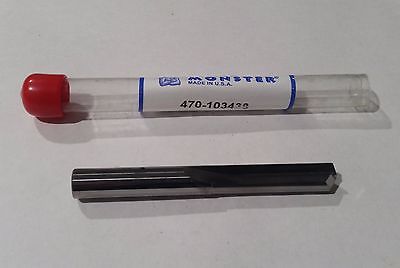Drill Monster 11/32" Carbide Straight Flute Drill 470-103438 140 Deg Brand New