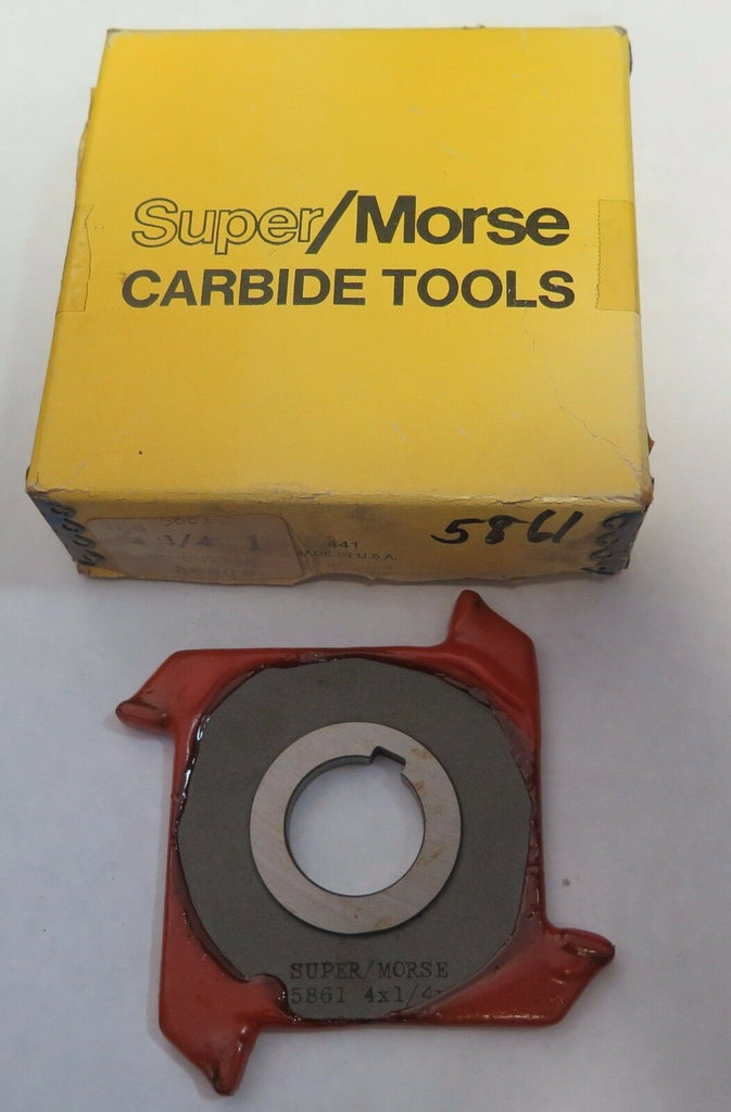 Super/Morse Carbide Tools 4 X 1/4 X 1 C.T. Cutter Carbide tips 5861 Mill