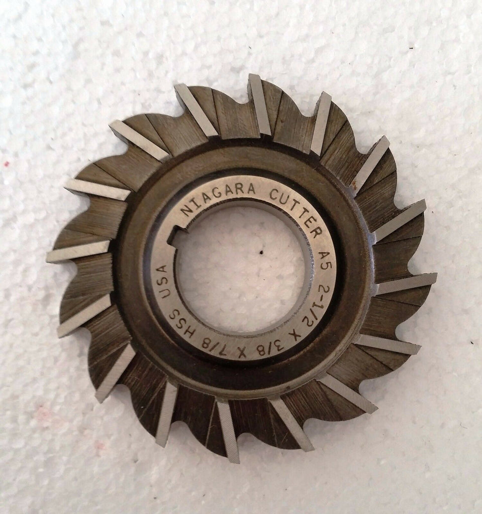 Niagara Cutter HSS Straight Side Mill 2-1/2 x 3/8 x 7/8  Milling Made In USA