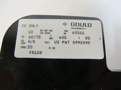 GOULD SHAWMUT No 60311 Fuse Block Holder 600V 30A Brand New Lot of 2