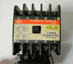 HITACHI H11 19H91 AC Magnetic Contactor AC600V W/Thermal Overload Relay TR12B-1E