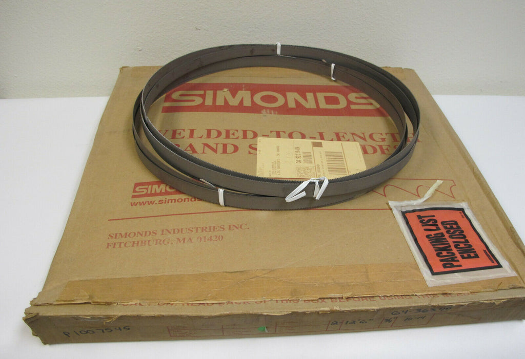 Lot of 2 New SIMONDS EPIC 12' 6" Band Saw Blades 12Ft 6 IN 3/4" Wide 64-36340