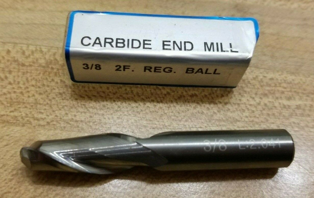 Carbide End Mill 3/8 2 F Regular Ball