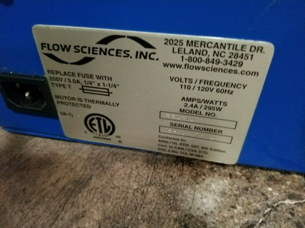 Flow Sciences FS4510 Extraction blower Local Pickup