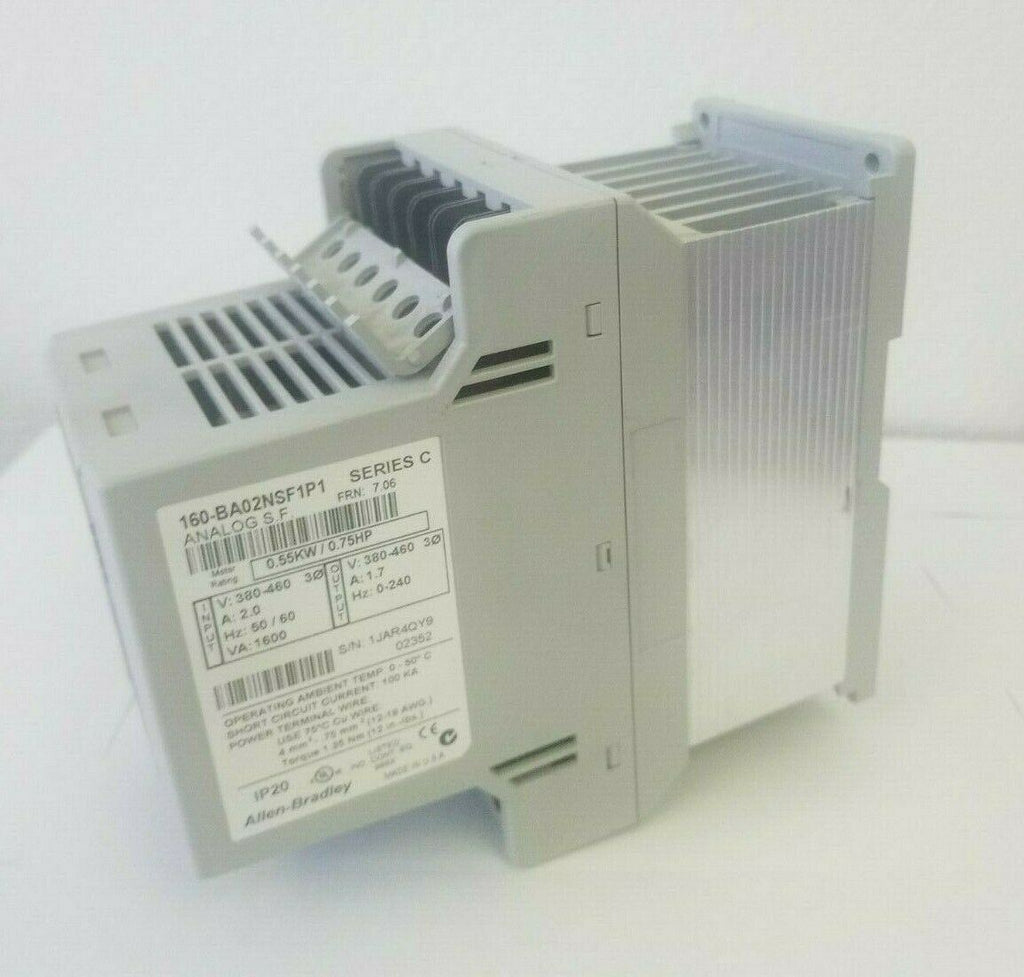 Allen Bradley 160-BA02NSF1P1 series C speed controller Used in Good Condition