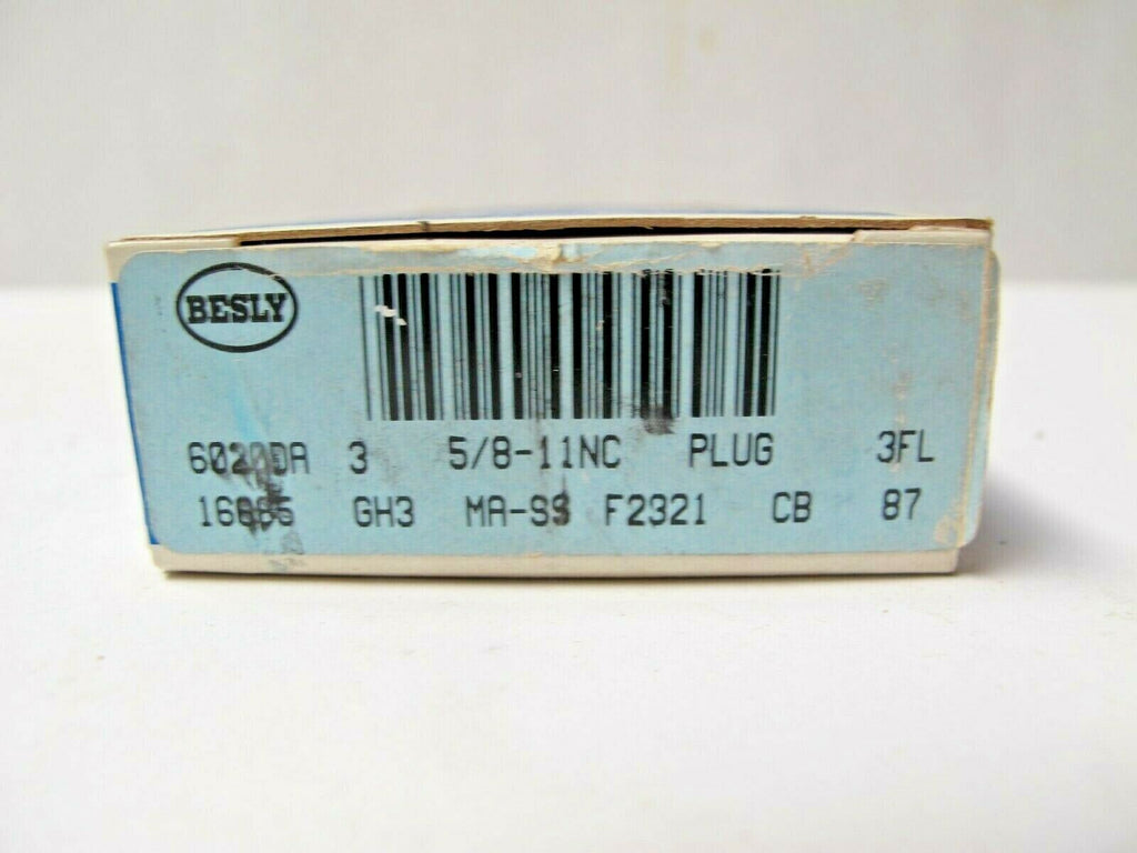 Besly Pack of 3 Tap 5/8-11NC GH3 Plug 3 Flutes 16685  Brand New Made In USA