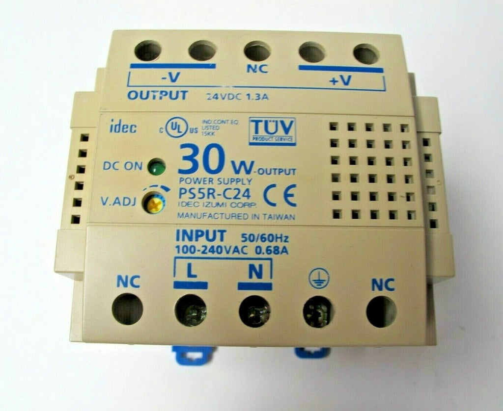 IDEC PS5R - C24 30W Output Power Supply 50/60Hz 0.68A 100/240 VAC