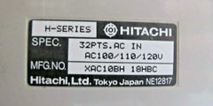 Hitachi H series 10C-01H HIZAC AVR-04H XAC 10BH AC IN/YRY 20BH RY OUT