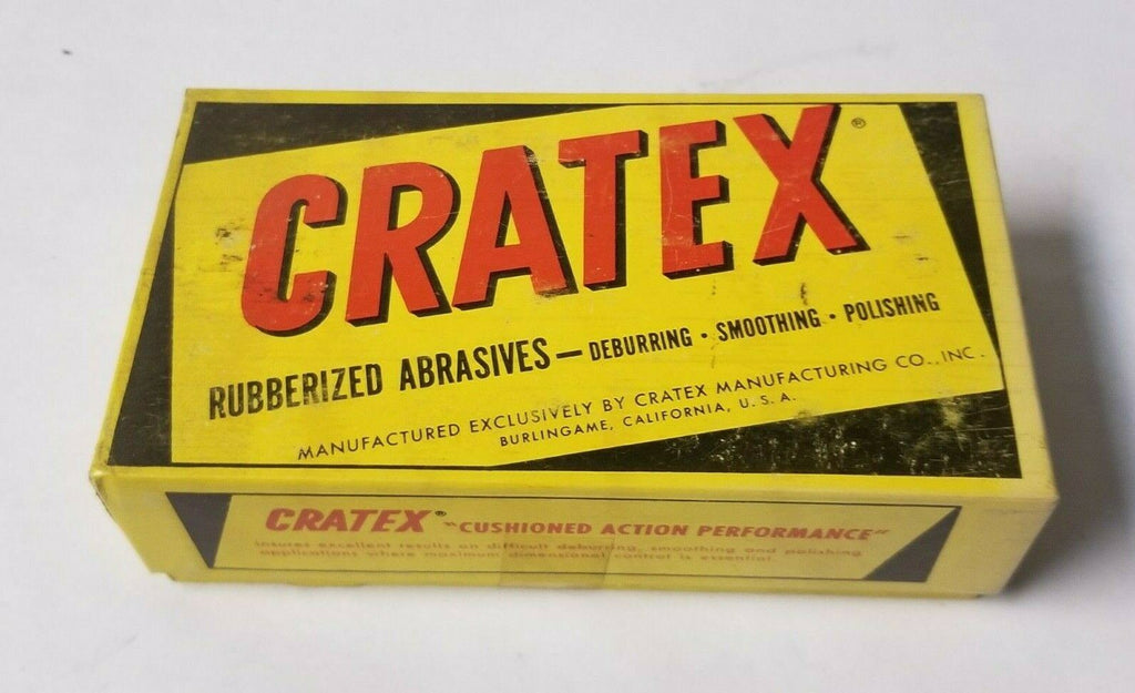 Lot of 2 Cratex Rubberized Abrasives Pointed Cone No. 1358-C 1-3/4