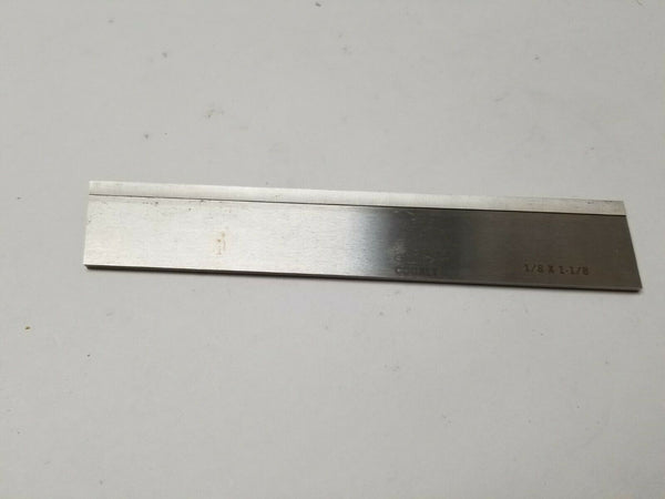 1 New 1/8 x 1-1/8 x 6-1/2  Lathe Tool Cutting Cobalt Bit BESLY Made in USA