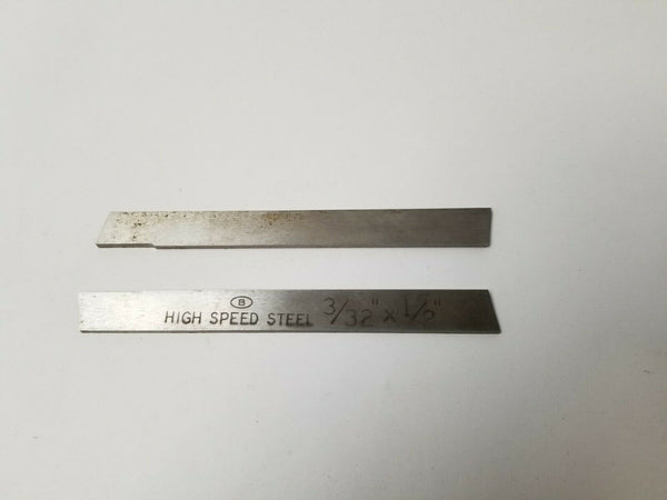 3/32 x 1/2 x 4-1/2 Rectangular Lathe Tool Cutting Hss Bit Blank Besly High Speed