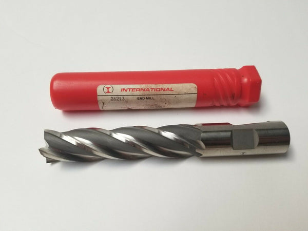 1 New International  End Mill 3/4 Dia x 3-1/4 x 5-1/4 Hss 4 Flutes Brand New