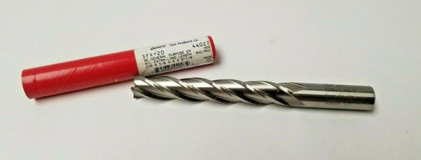 QUINCO TOOL PRODUCTS HSS End Mill SFX-20 5/8 x4 x 6-1/8 6 Flutes Brand New