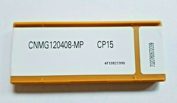 10 Pcs CARBOLOY CNMG 120408-MP CP15 Carbide Inserts Lathe Tools New