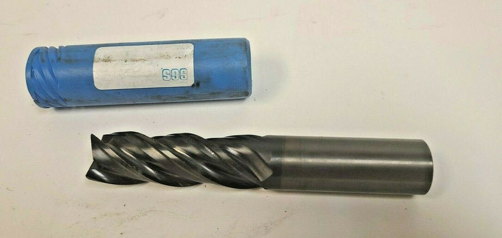 SGS 1 Inch Carbide End Mill New 4 Flute 7/05 ST72416ATA 1" .015C/R