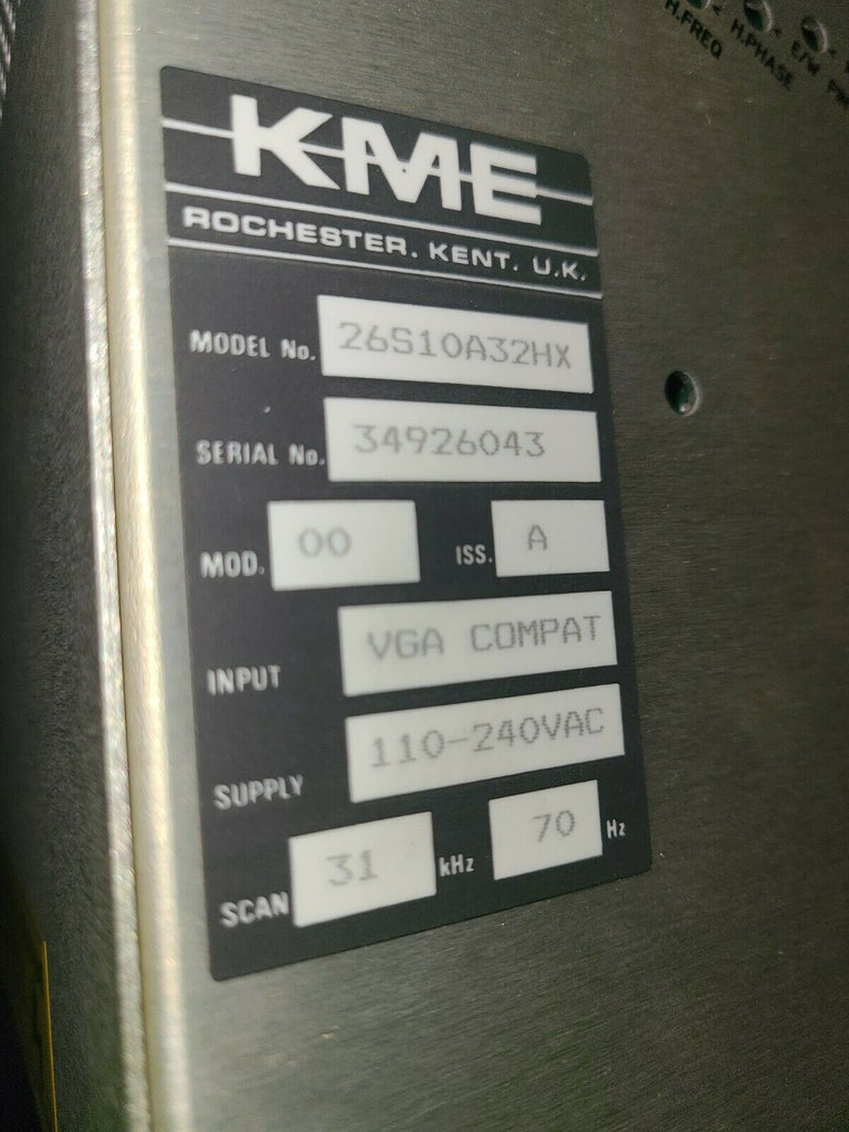 CNC Cincinnati Milacron Arrow 500 Display Control Monitor Panel KME 26S10A32HX