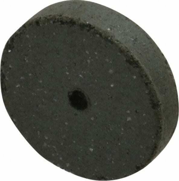 Lot of 2 Cratex Resin Bonded Rubber Abrasive Wheel 208-C 2" Dia 1/2 Len 1/4 Hole