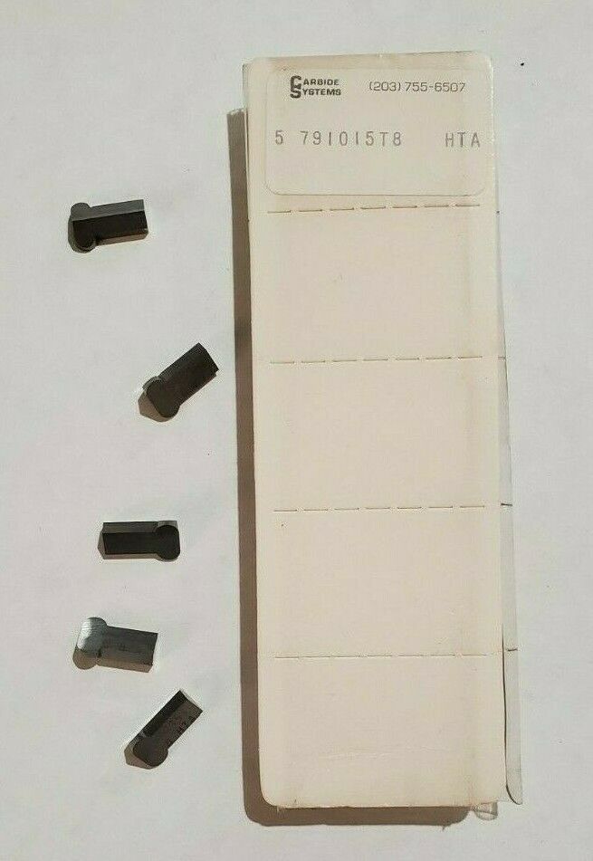 Carbide Systems 5pcs 7901015T8 HA Carbide Inserts Grooving