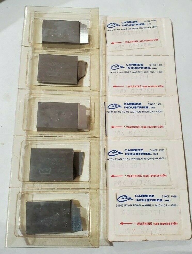 Carbide industries 5pcs 4066307T17 PWX Carbide Inserts Grooving
