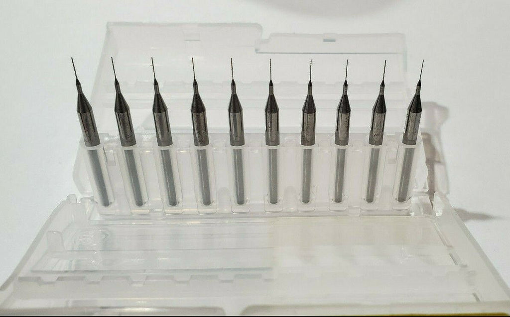 Micro Solid Carbide 10 Drill Bits Mitsubishi MM025 -4.5B FV2000 4.5 Flute Length