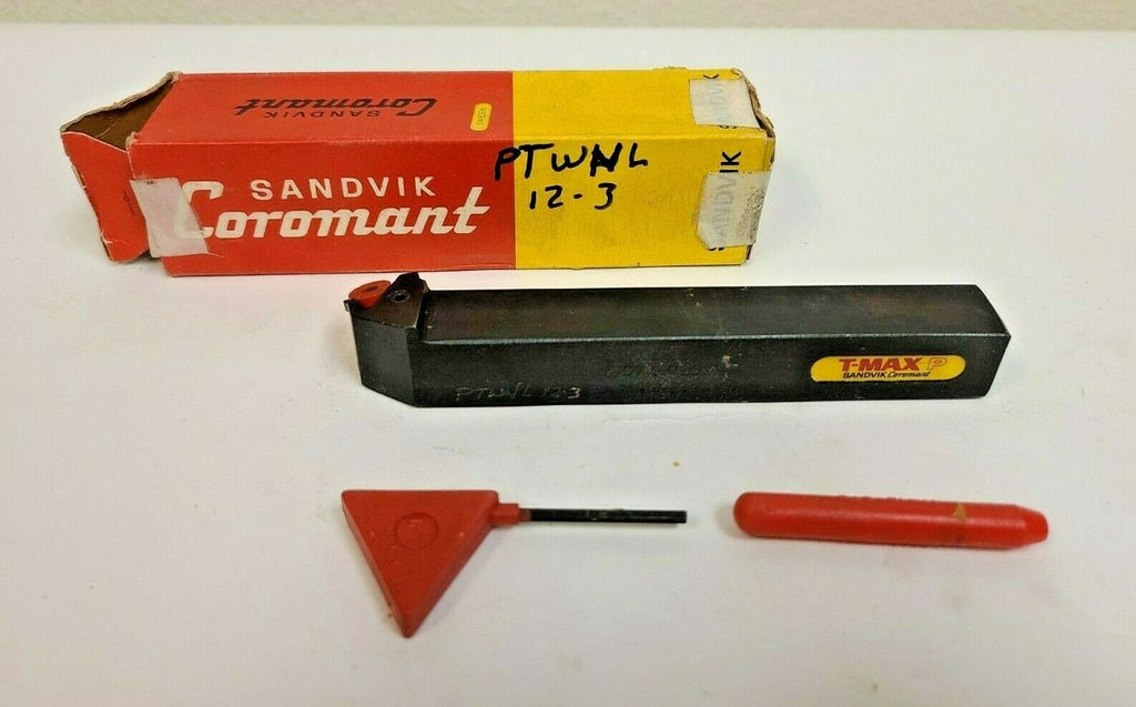 SANDVIK COROMANT T-MAX SANDVIK PTWNL 12-3 Grooving Cut Off Lathe Tool Holder New
