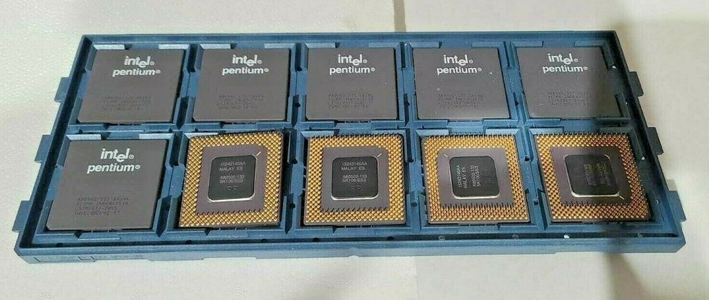 Lot of 10 Intel Pentium A80502-133 SK106 /SSS CPU Processor MALAY ES IPP
