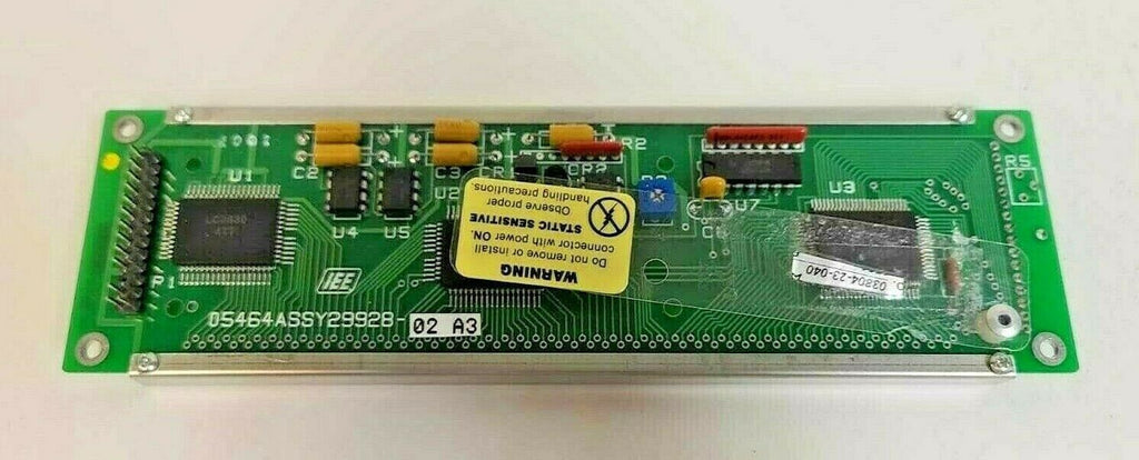 IEE 05464ASSY29928-02 A3 Display Pcb Circuit Board Alphanumeric Fluorescent
