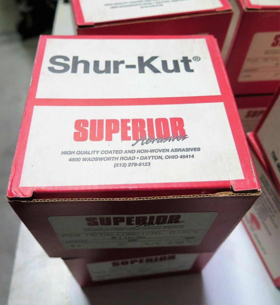 100 Pcs Shur-Kut Superior Abrasives Metallurgical PSA Sanding Disc 5