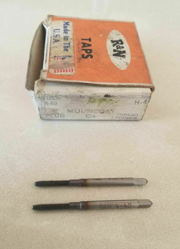 2 Pcs Reiff Nestor R&N ThreadFormer HSS Standard Bott Tap 4-40 H-4 Multicoat C4